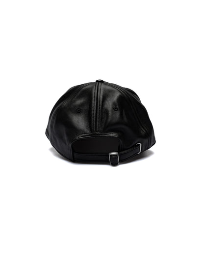 Stüssy Leather Basic Stüssy Cap Black
