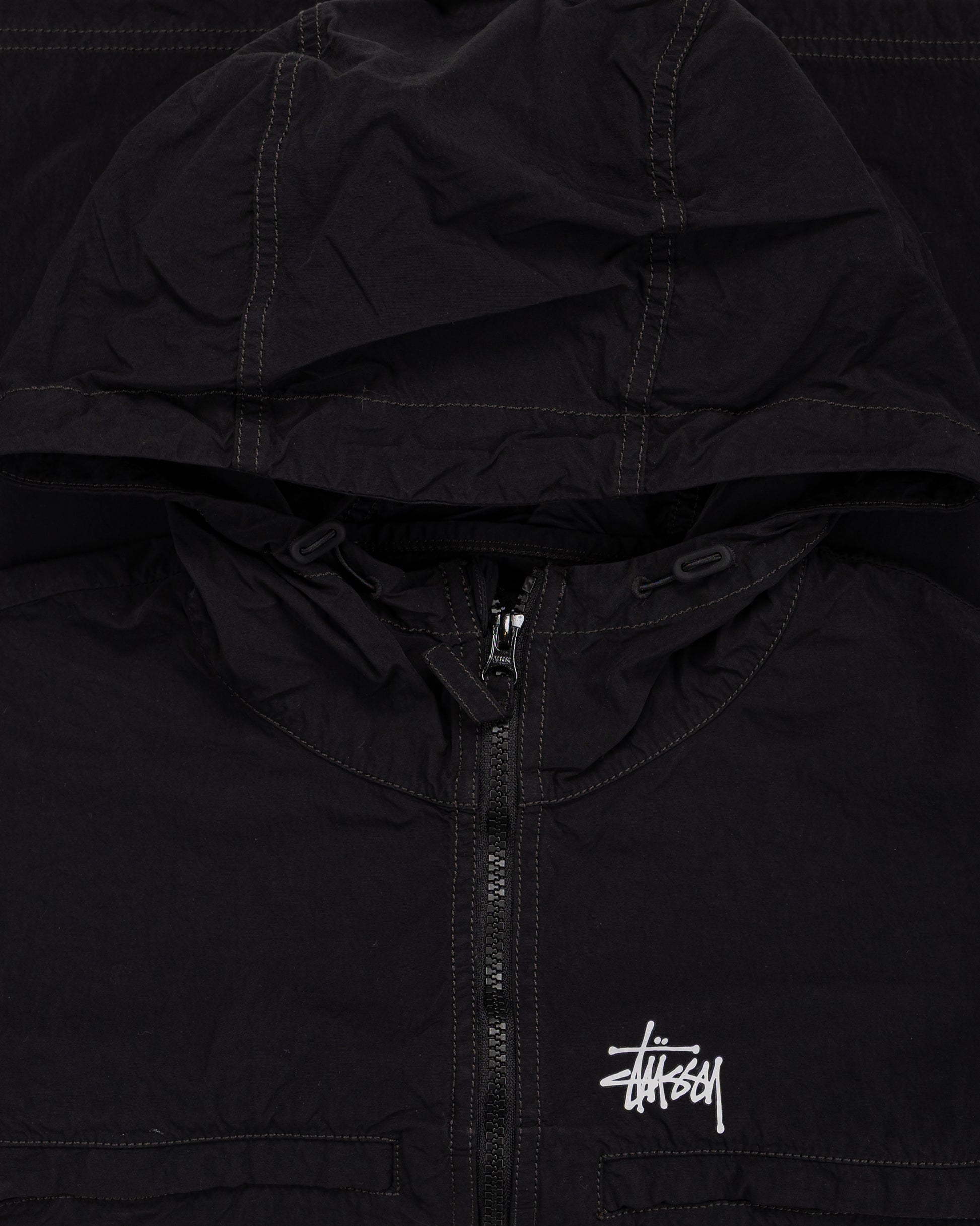 lost & found Stussy Stüssy Lightweight Hooded Jacket Black