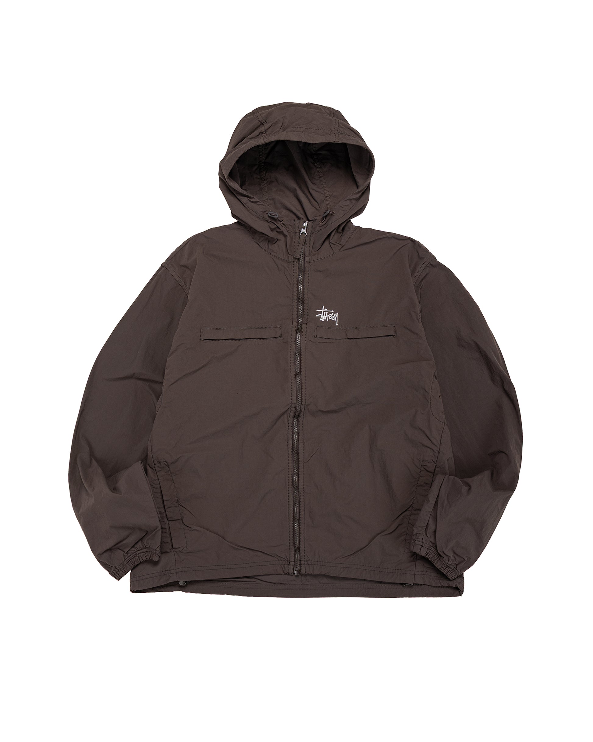 lost & found Stussy Stüssy Lightweight Hooded Jacket Brown