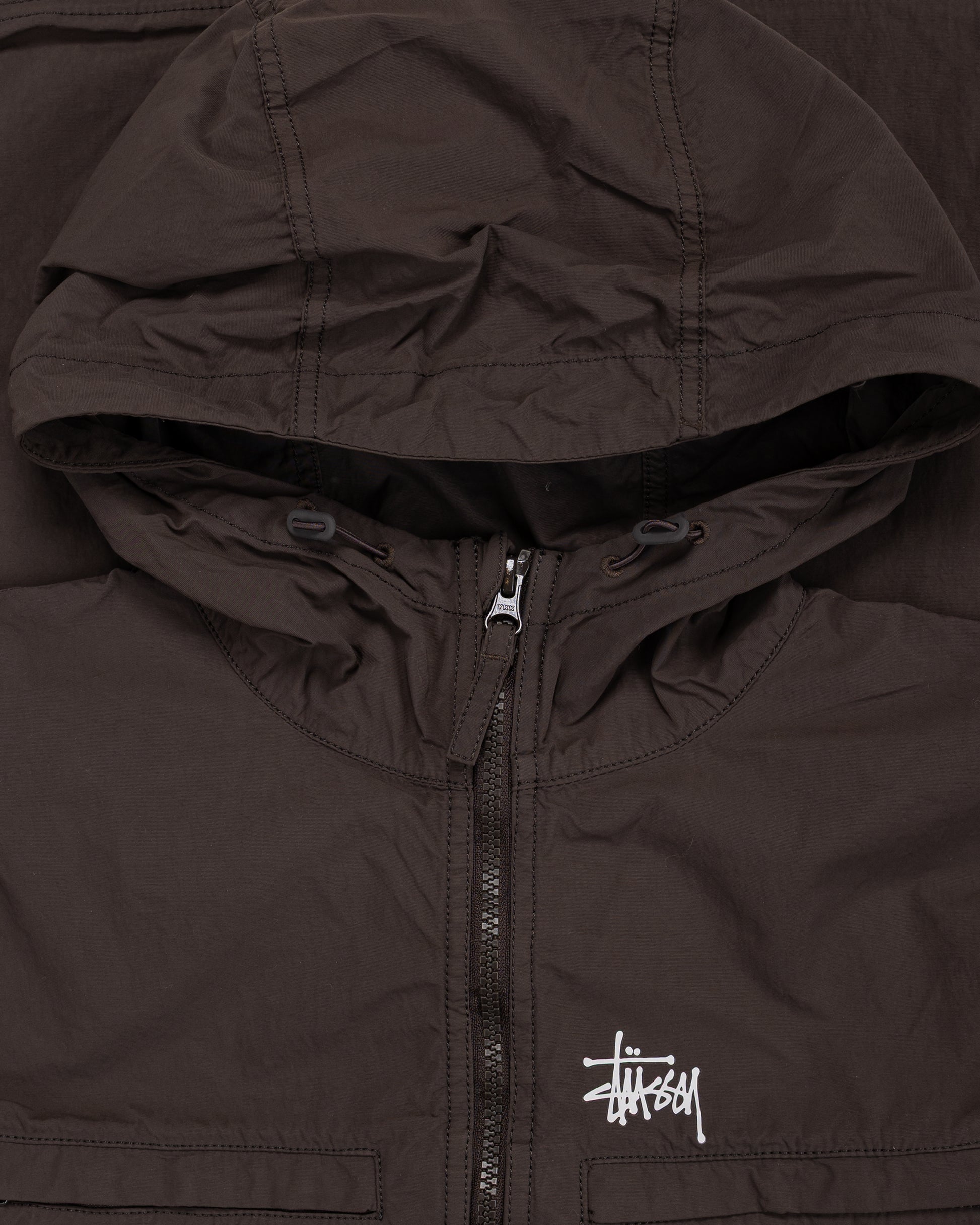 lost & found Stussy Stüssy Lightweight Hooded Jacket Brown