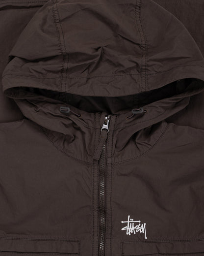 lost & found Stussy Stüssy Lightweight Hooded Jacket Brown