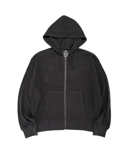 Stüssy Lightweight Thermal Hoodie Faded Black