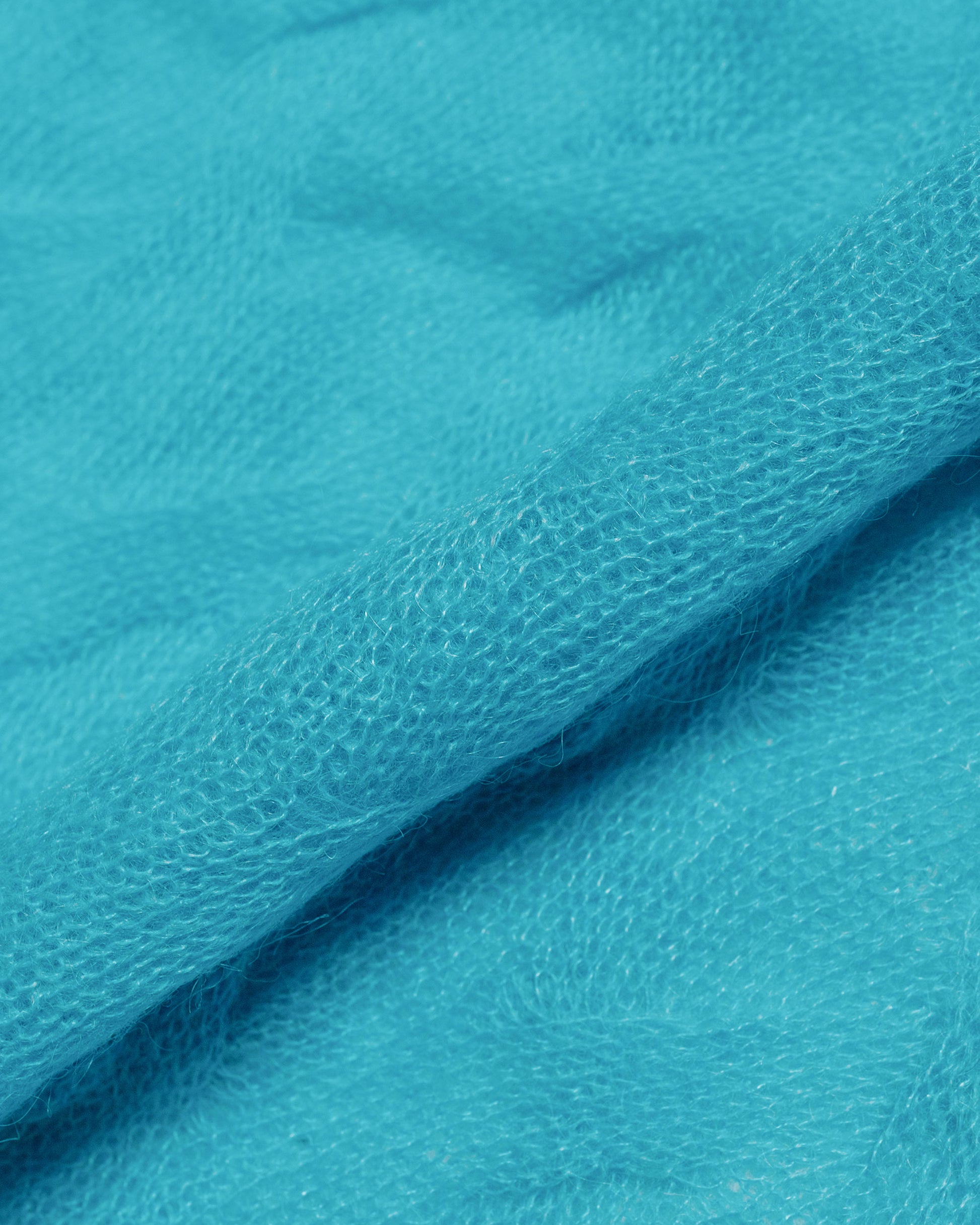 lost & found Stussy Stüssy Loose Knit Cross Cable Cyan