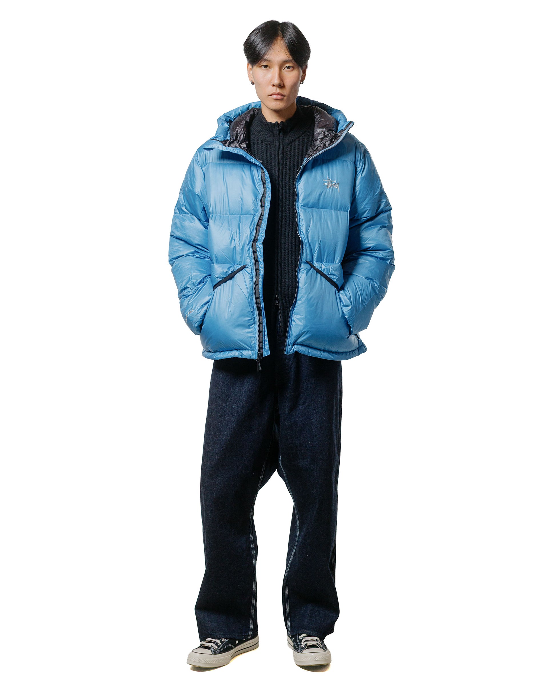 lost & found Stussy Stüssy Micro Ripstop Down Parka Sky Blue