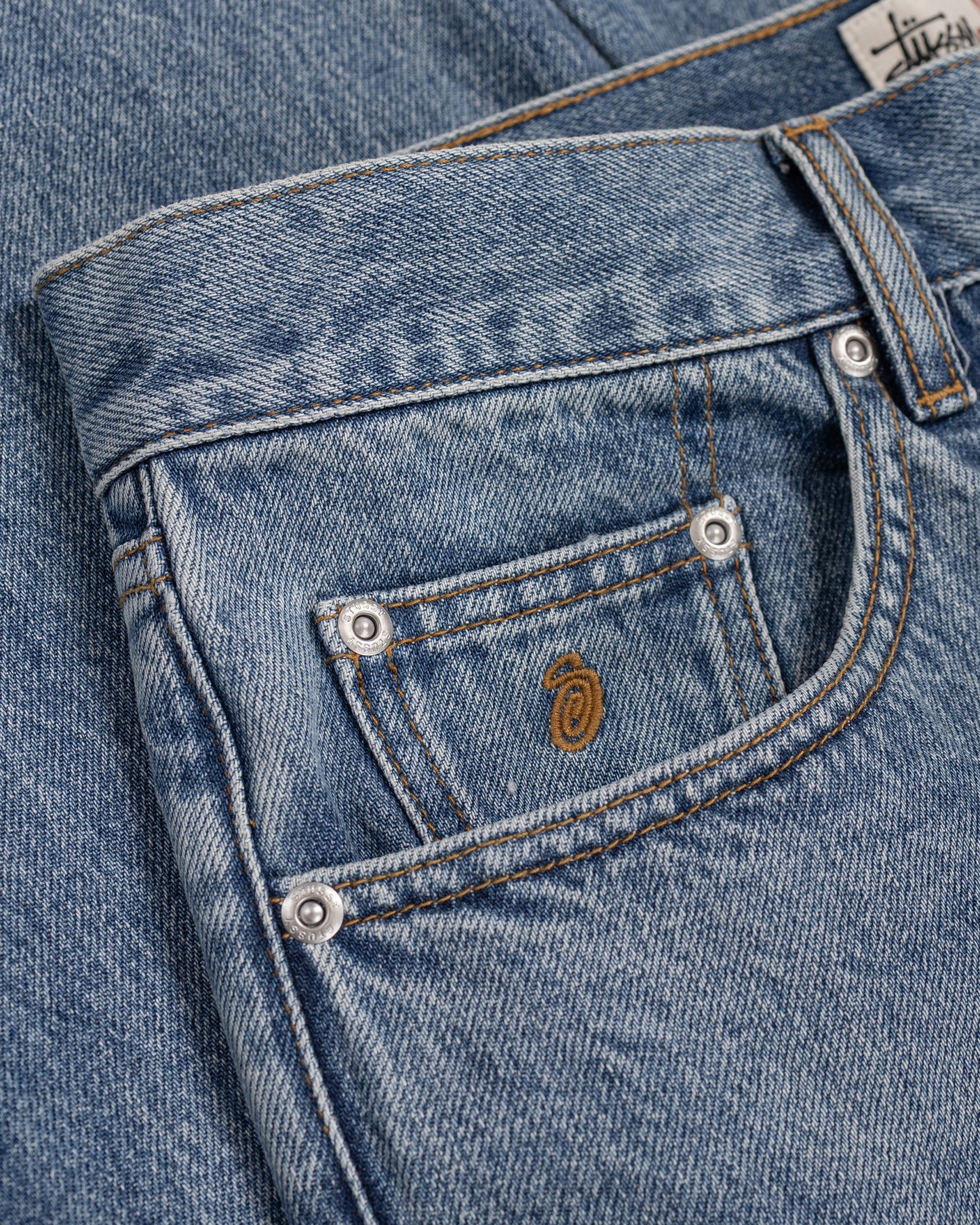lost & found Stussy Stüssy New Classic Jeans Denim Indigo Stonewash
