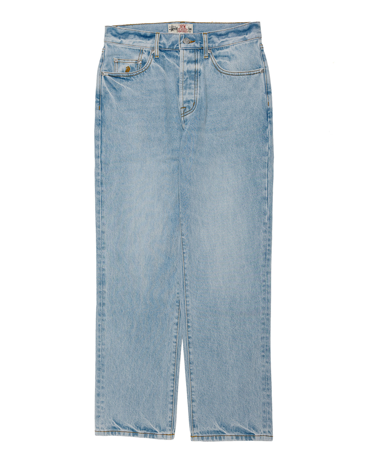 Stüssy New Classic Jeans Denim Light Wash Indigo