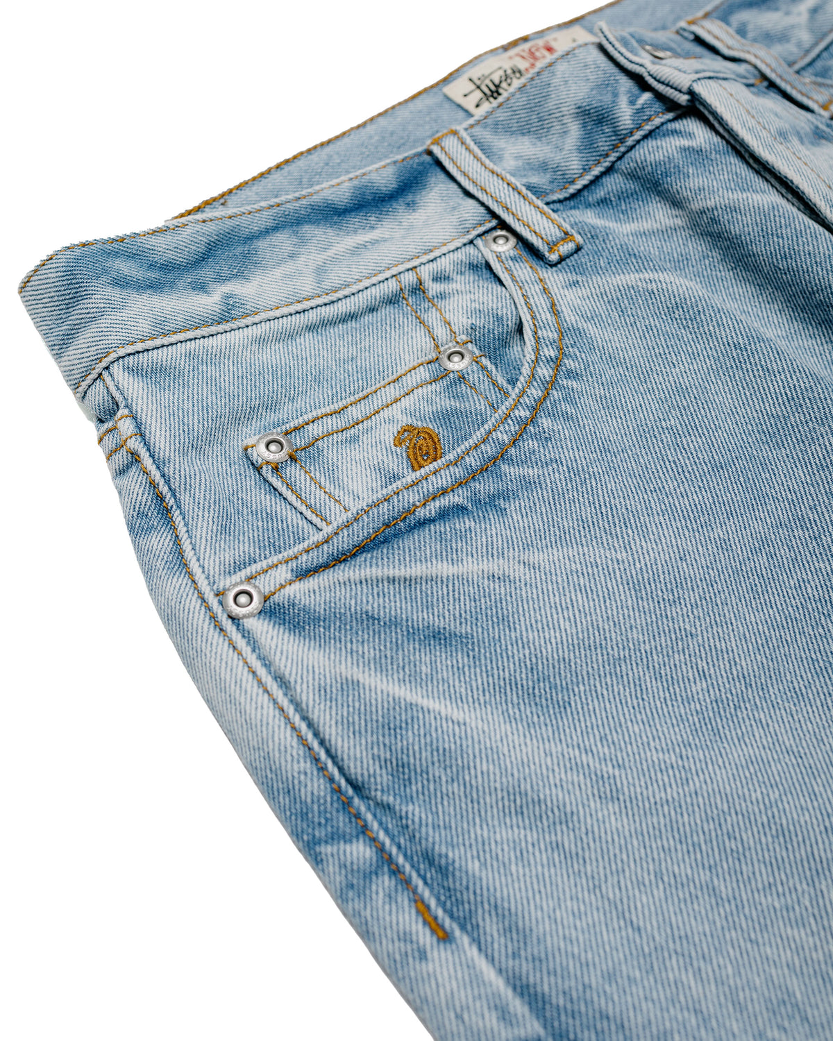 Stüssy New Classic Jeans Denim Light Wash Indigo