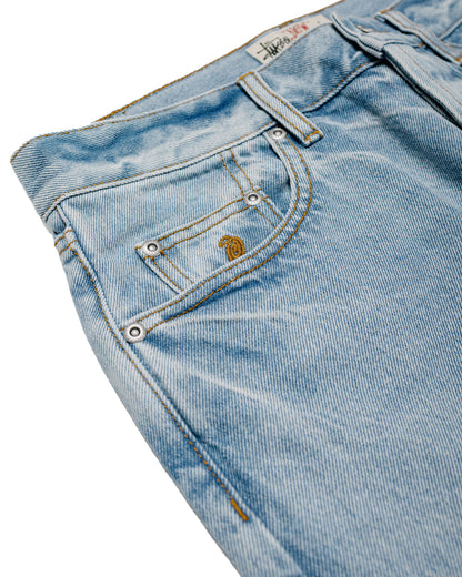 Stüssy New Classic Jeans Denim Light Wash Indigo