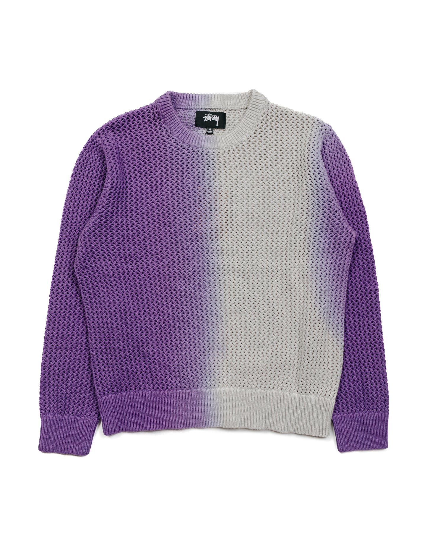 lost & found Stussy Stüssy Pigment Dyed Loose Gauge Sweater Purple