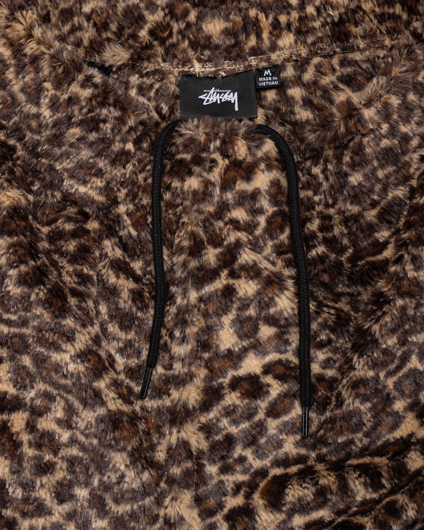 lost & found Stussy Stüssy Pile Leopard Short Brown
