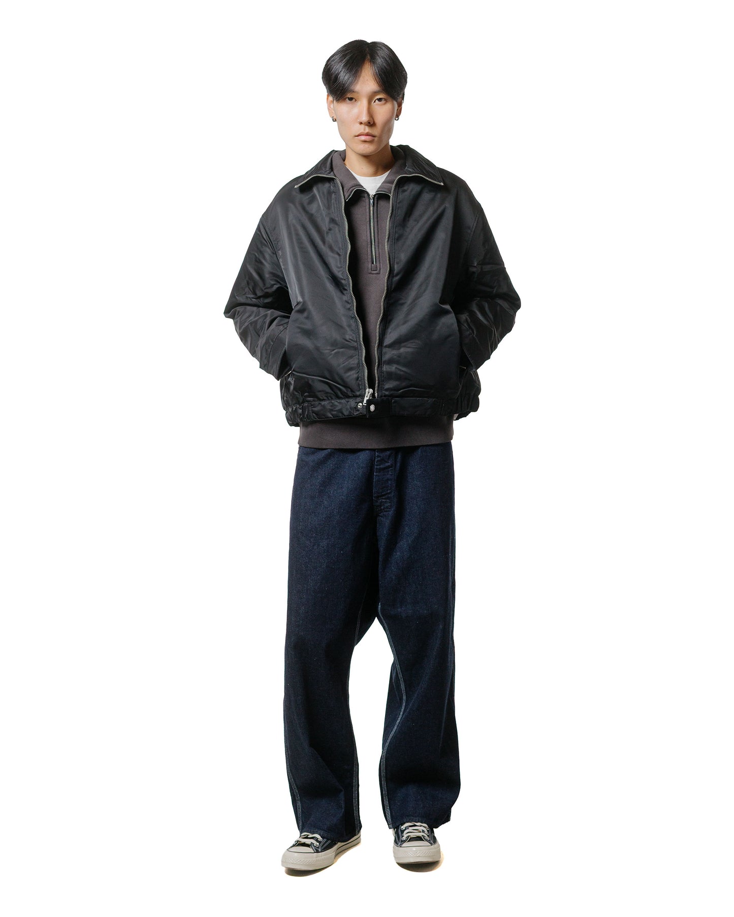 lost & found Stussy Stüssy Pile Lined Zip Jacket Black