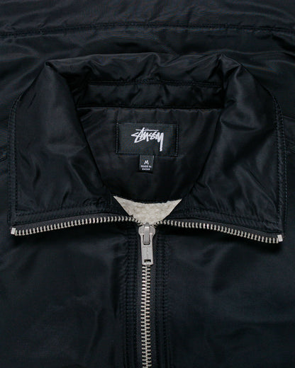 lost & found Stussy Stüssy Pile Lined Zip Jacket Black