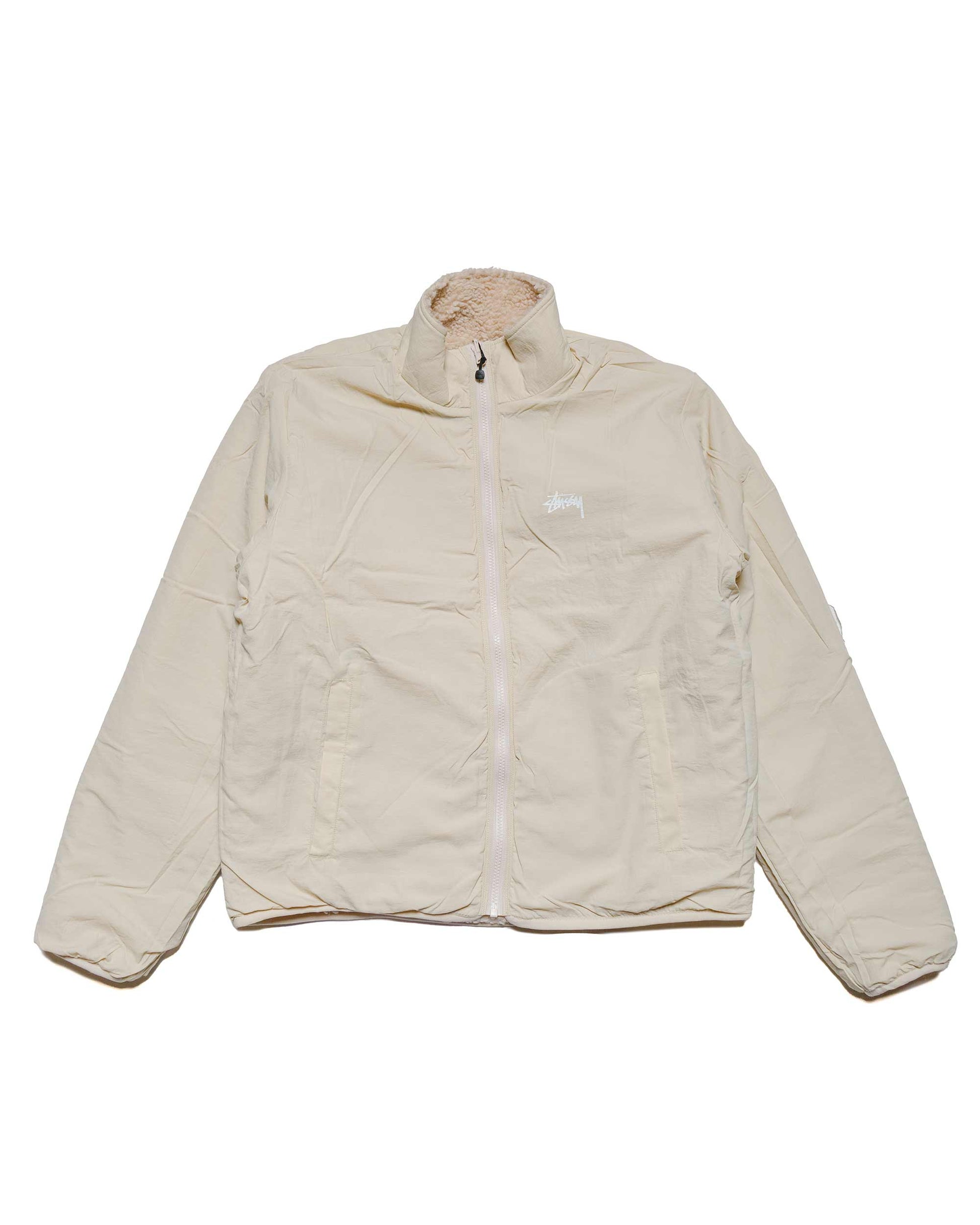 lost & found Stussy Stüssy Sherpa Reversible Jacket Natural
