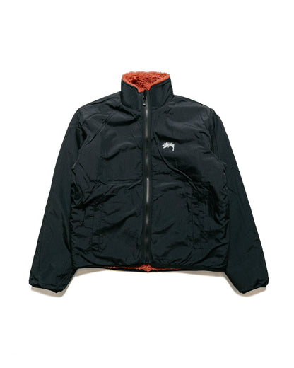lost & found Stussy Stüssy Sherpa Reversible Jacket Terracotta