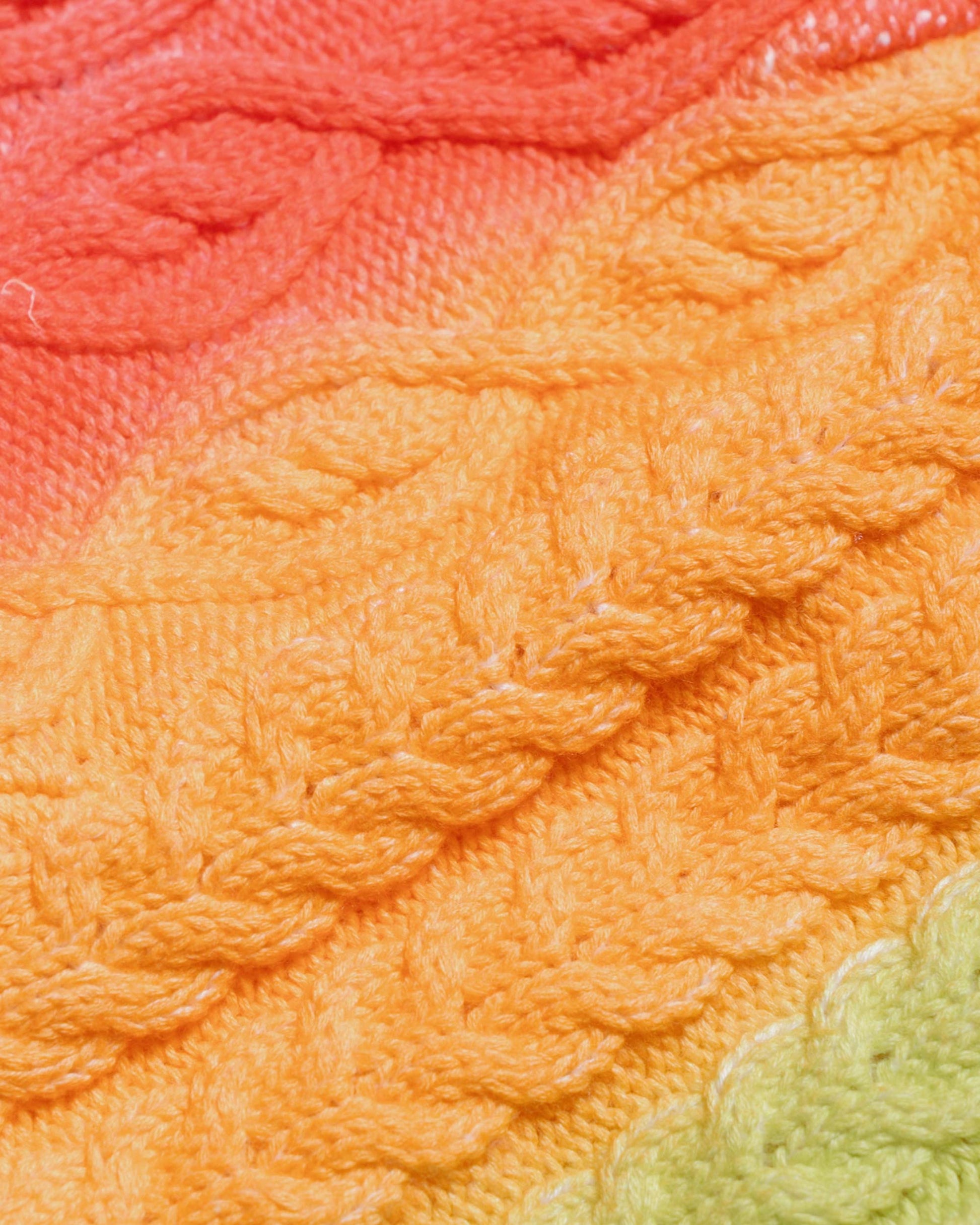 lost & found Stussy Stüssy Spray Multi Knit Beanie Orange Multi