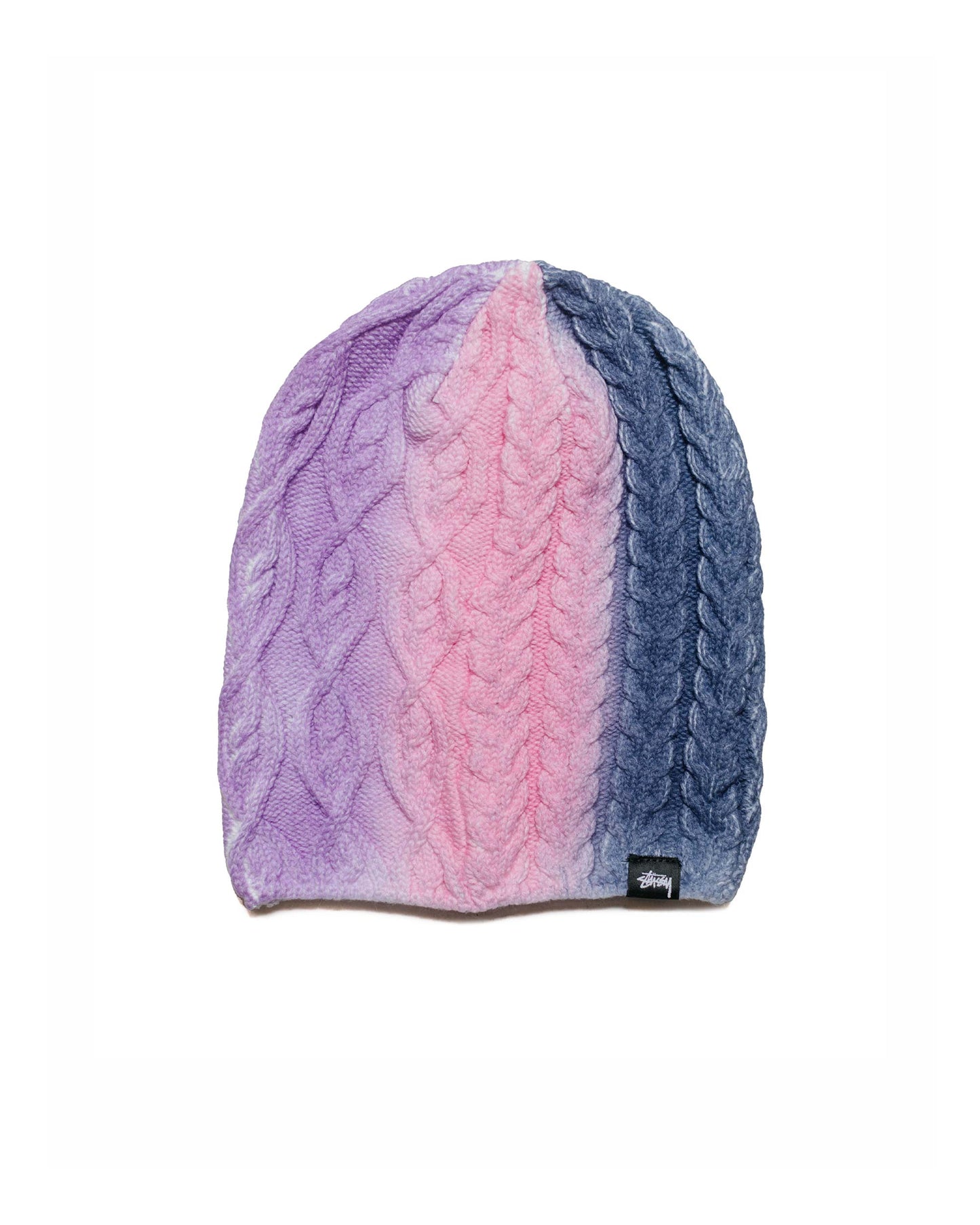 lost & found Stussy Stüssy Spray Multi Knit Beanie Purple Multi