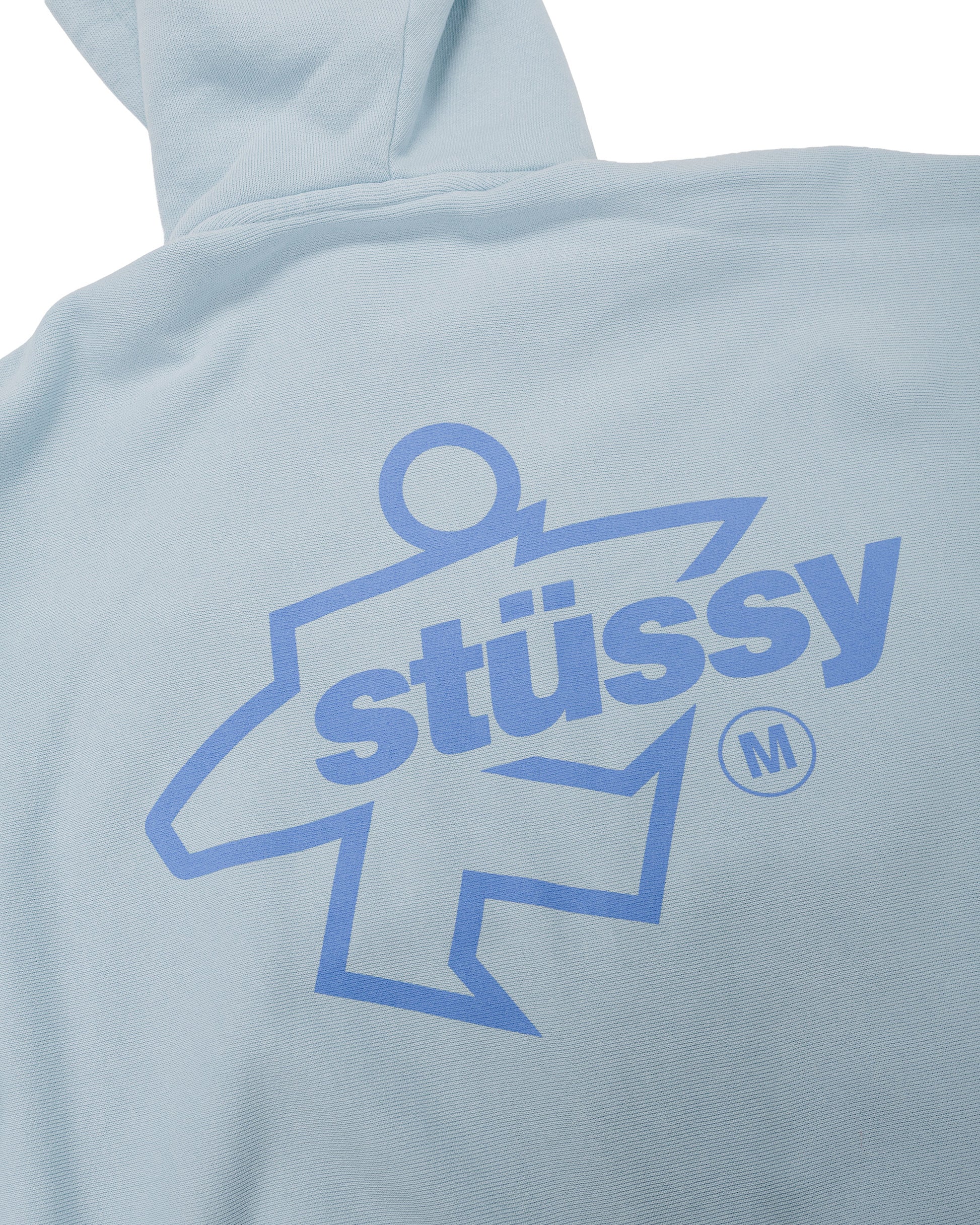 lost & found Stussy Stüssy Surf Size Garment Dyed Zip Hoodie Sky Blue