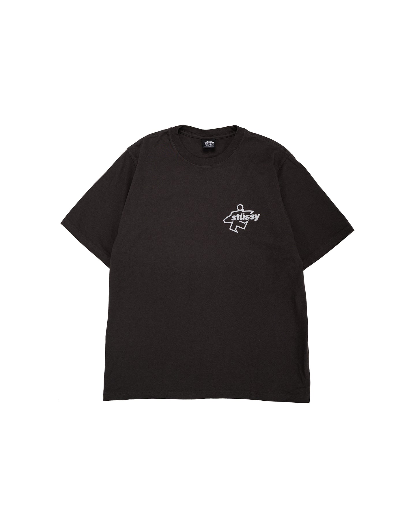 lost & found Stussy Stüssy Surf Size Pigment Dyed Tee Faded Black