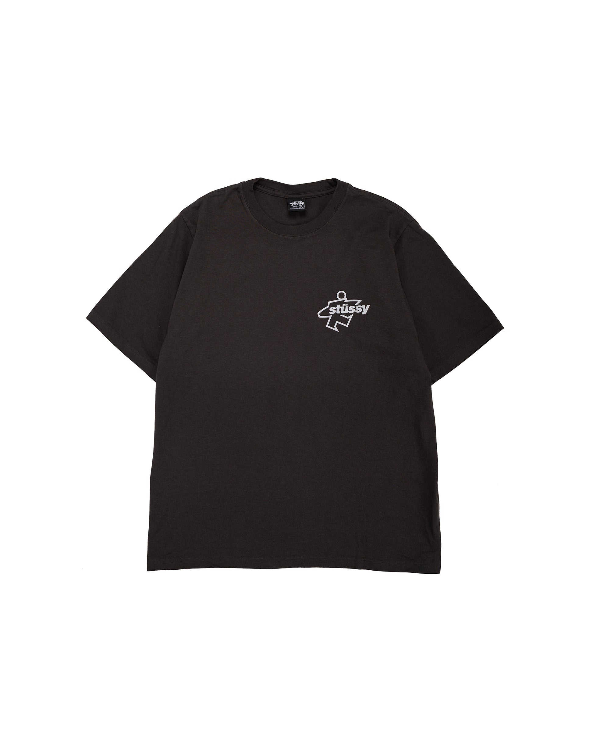 lost & found Stussy Stüssy Surf Size Pigment Dyed Tee Faded Black