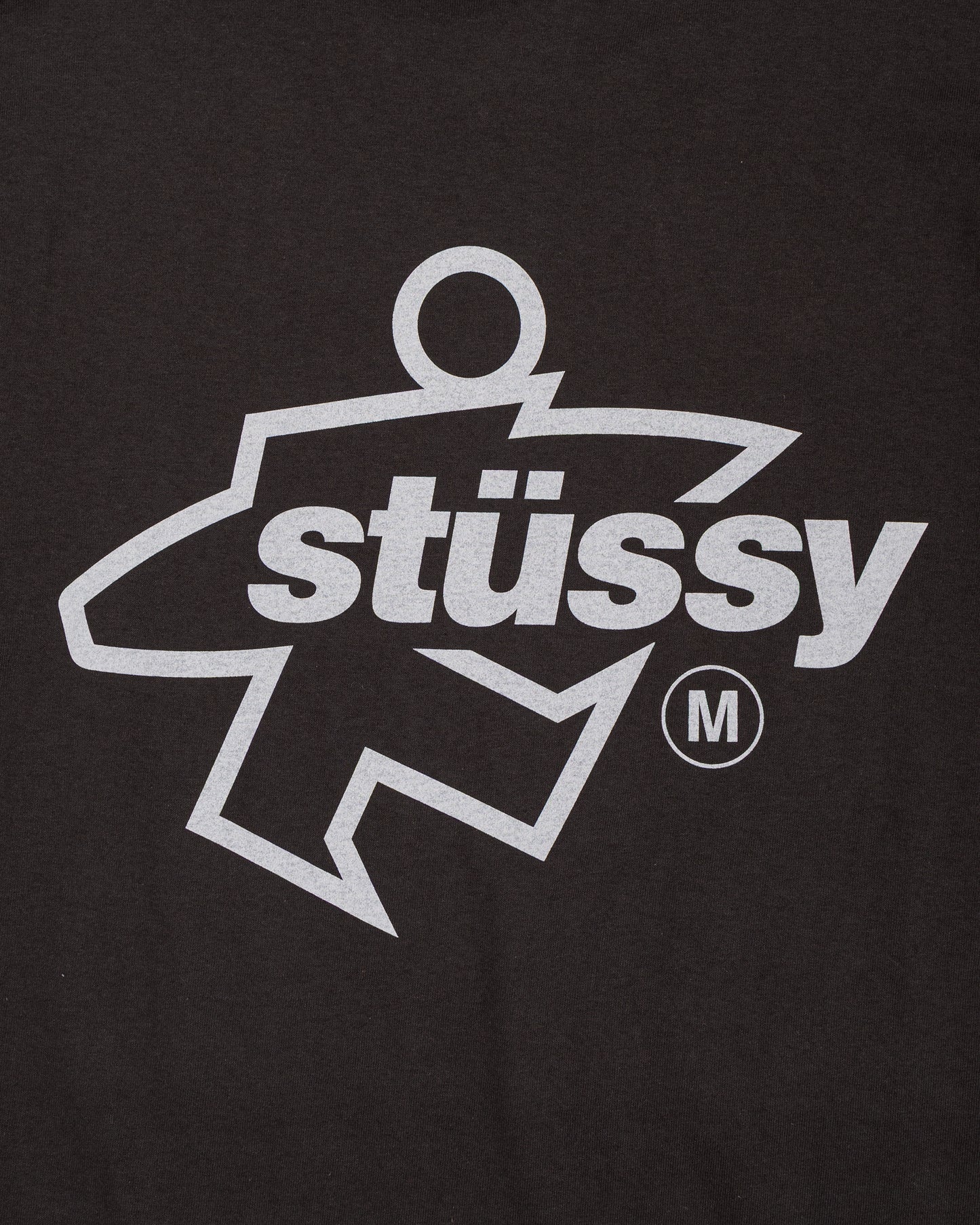 lost & found Stussy Stüssy Surf Size Pigment Dyed Tee Faded Black