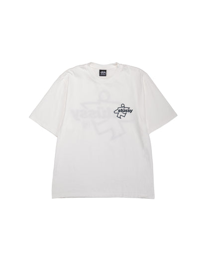 lost & found Stussy Stüssy Surf Size Pigment Dyed Tee Natural