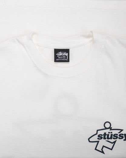 lost & found Stussy Stüssy Surf Size Pigment Dyed Tee Natural