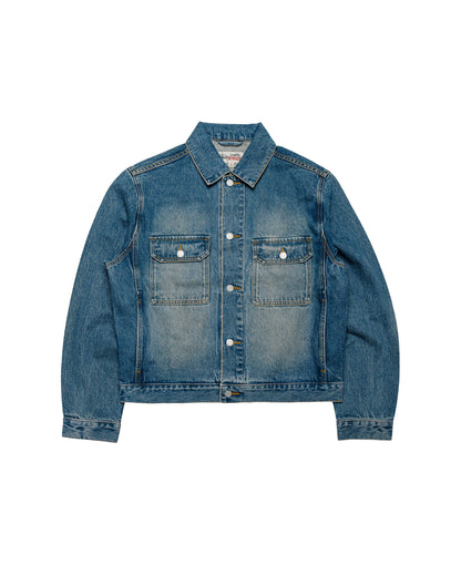 Stüssy Trucker Denim Dark Wash Indigo