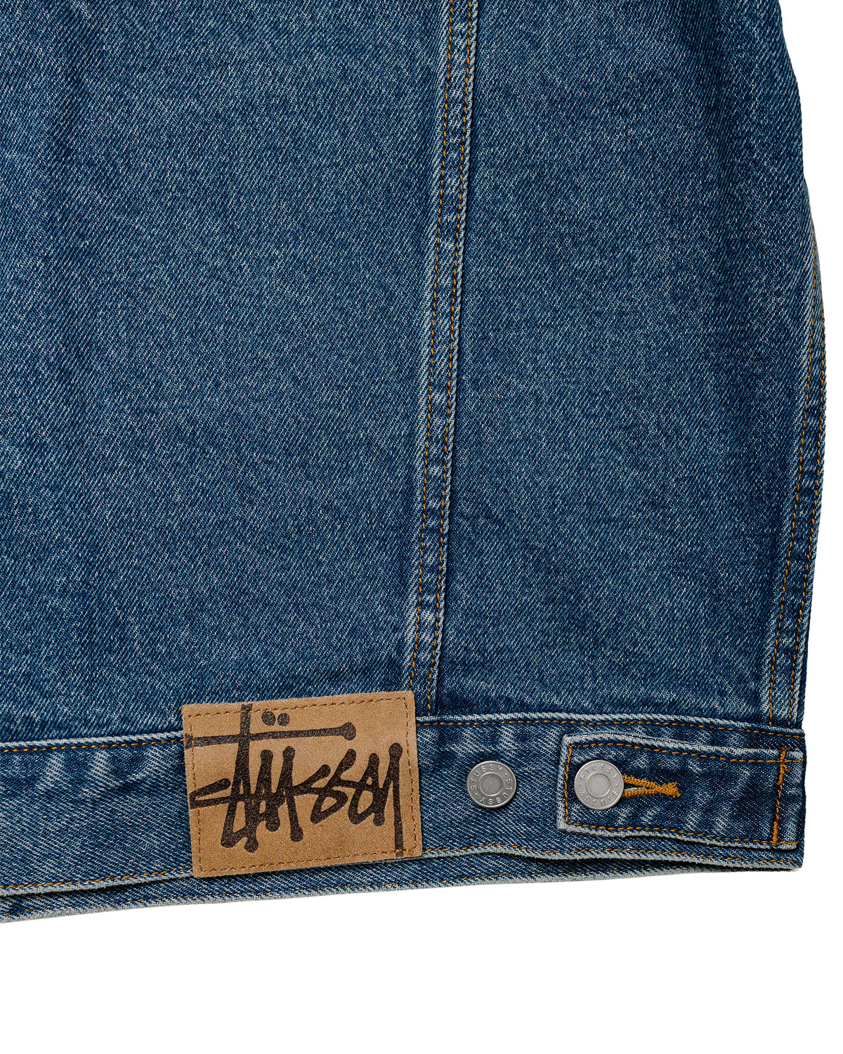 Stüssy Trucker Denim Dark Wash Indigo