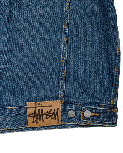 Stüssy Trucker Denim Dark Wash Indigo