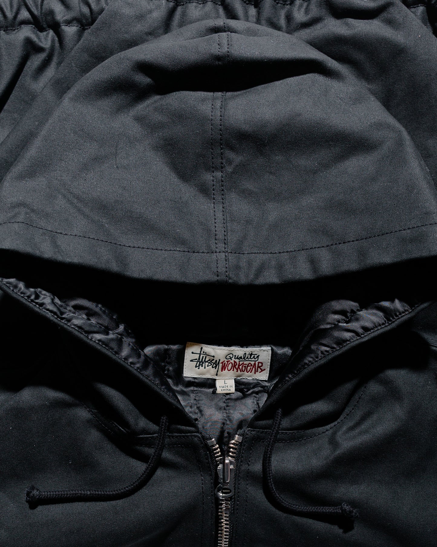 lost & found Stussy Stüssy Work Jacket Waxed Cotton Black