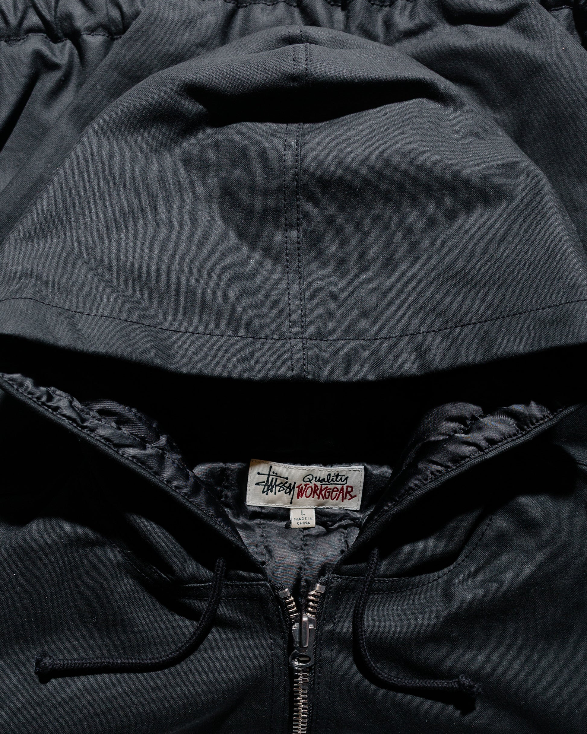 lost & found Stussy Stüssy Work Jacket Waxed Cotton Black