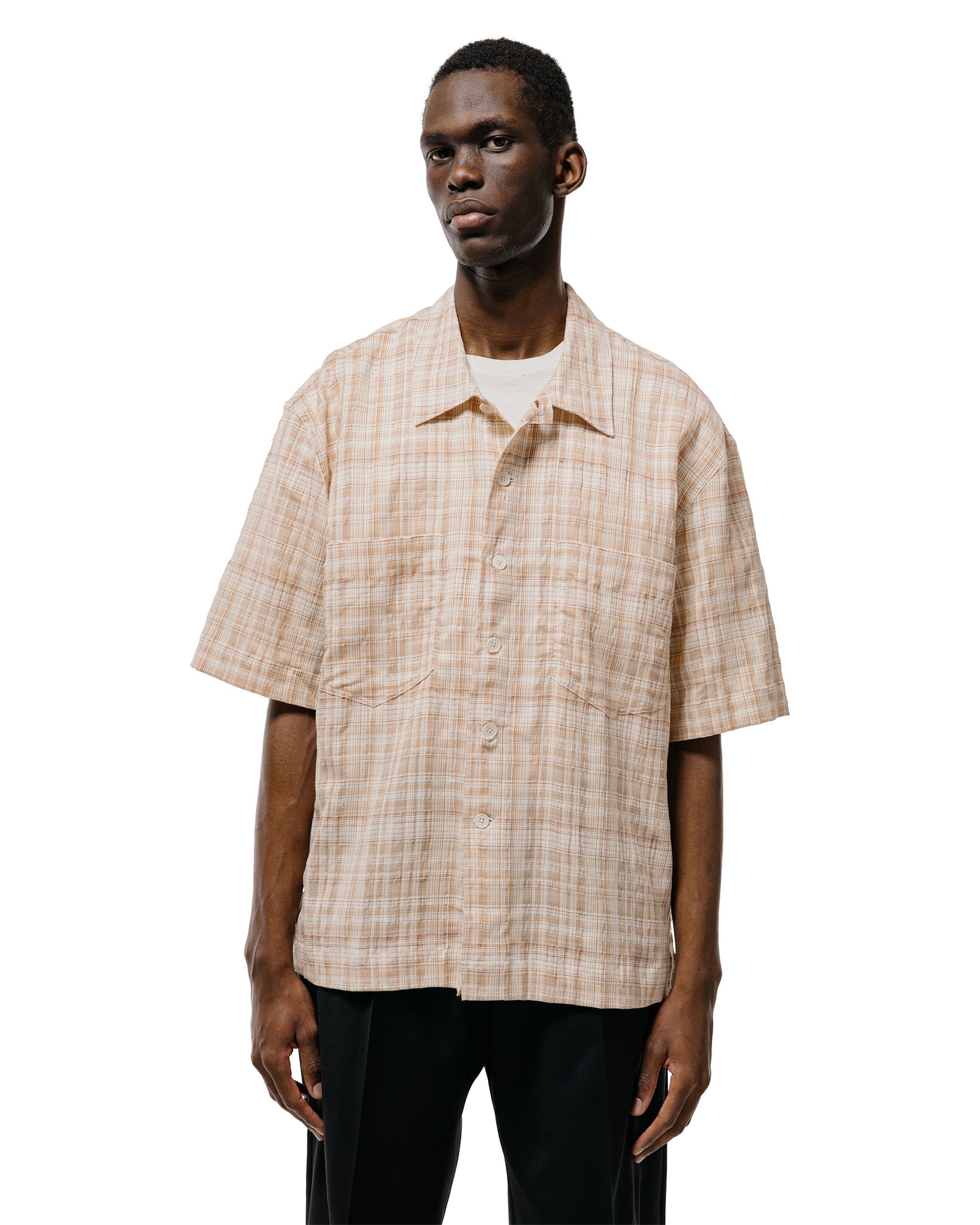 lost & found Sunflower Sunflower Adam Check Shirt 150 Sand