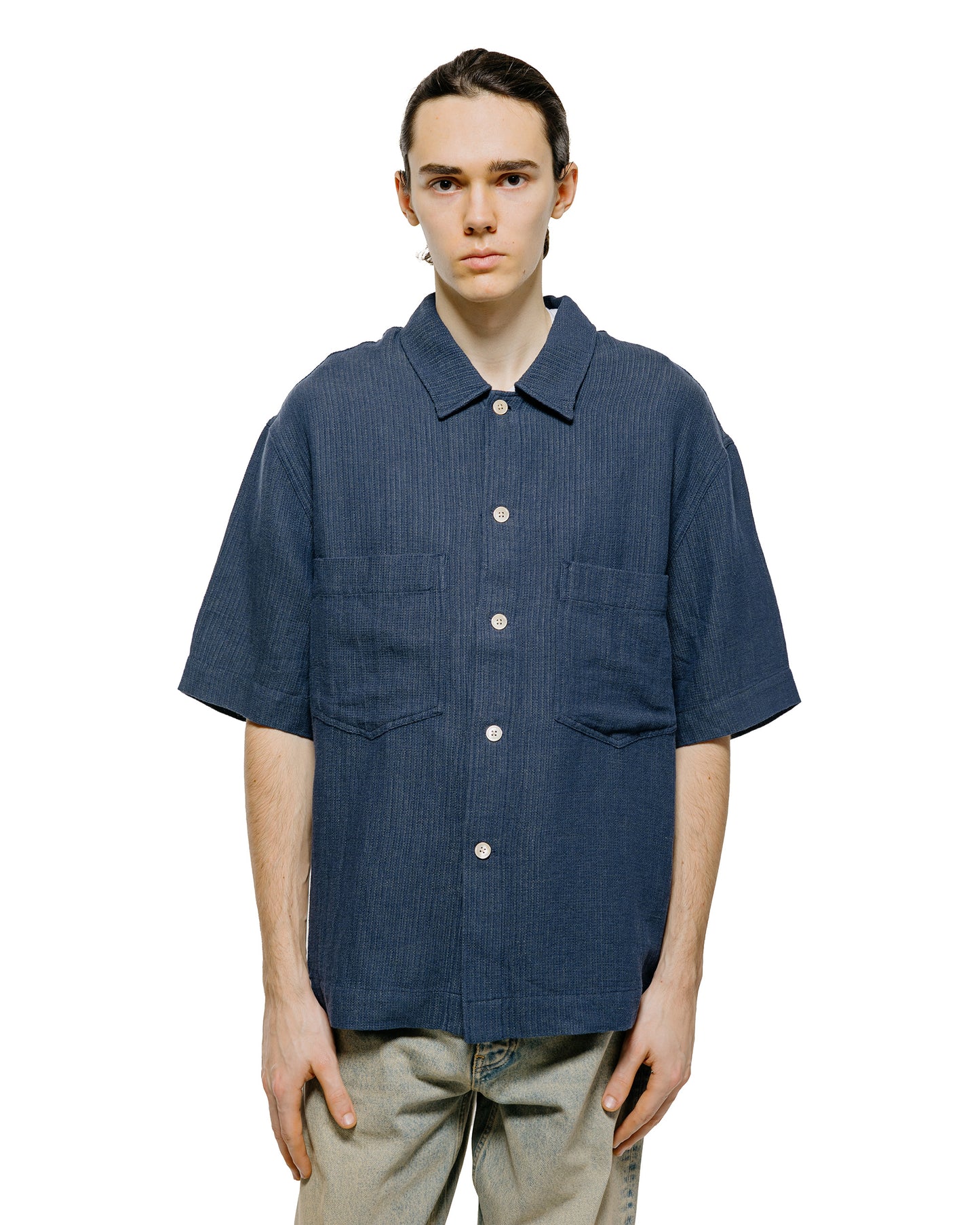 lost & found Sunflower Sunflower Adam Shirt 200 Navy