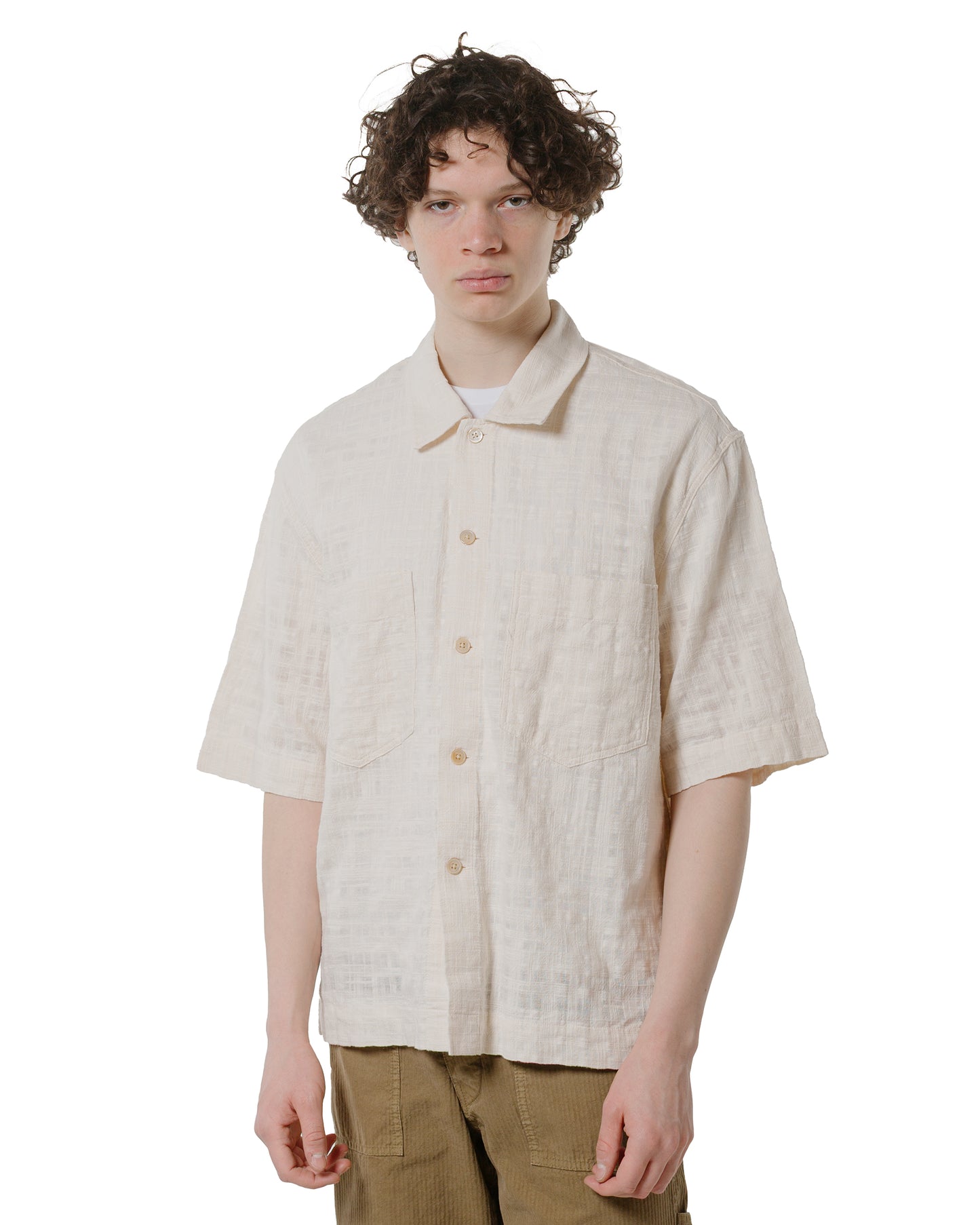 lost & found Sunflower Sunflower Adam Shirt Off White