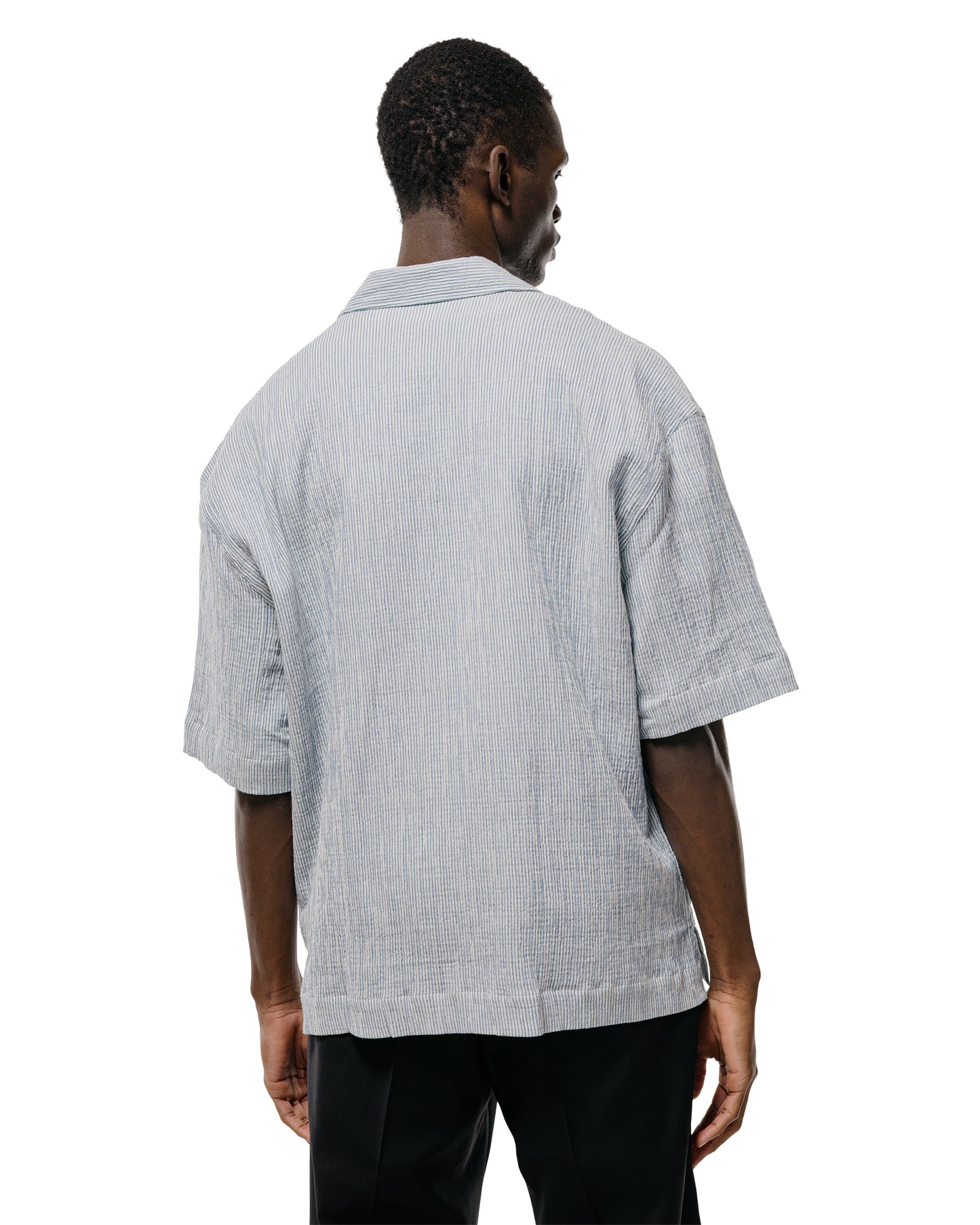 lost & found Sunflower Sunflower Adam Shirt Stripe 210 Blue