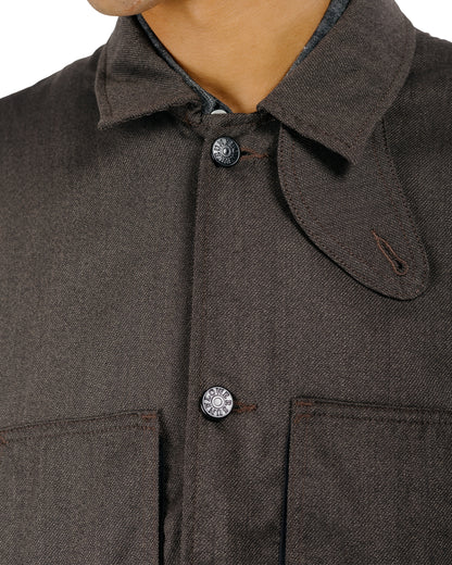 Sunflower Labour Jacket Wool Tech 170 Brown