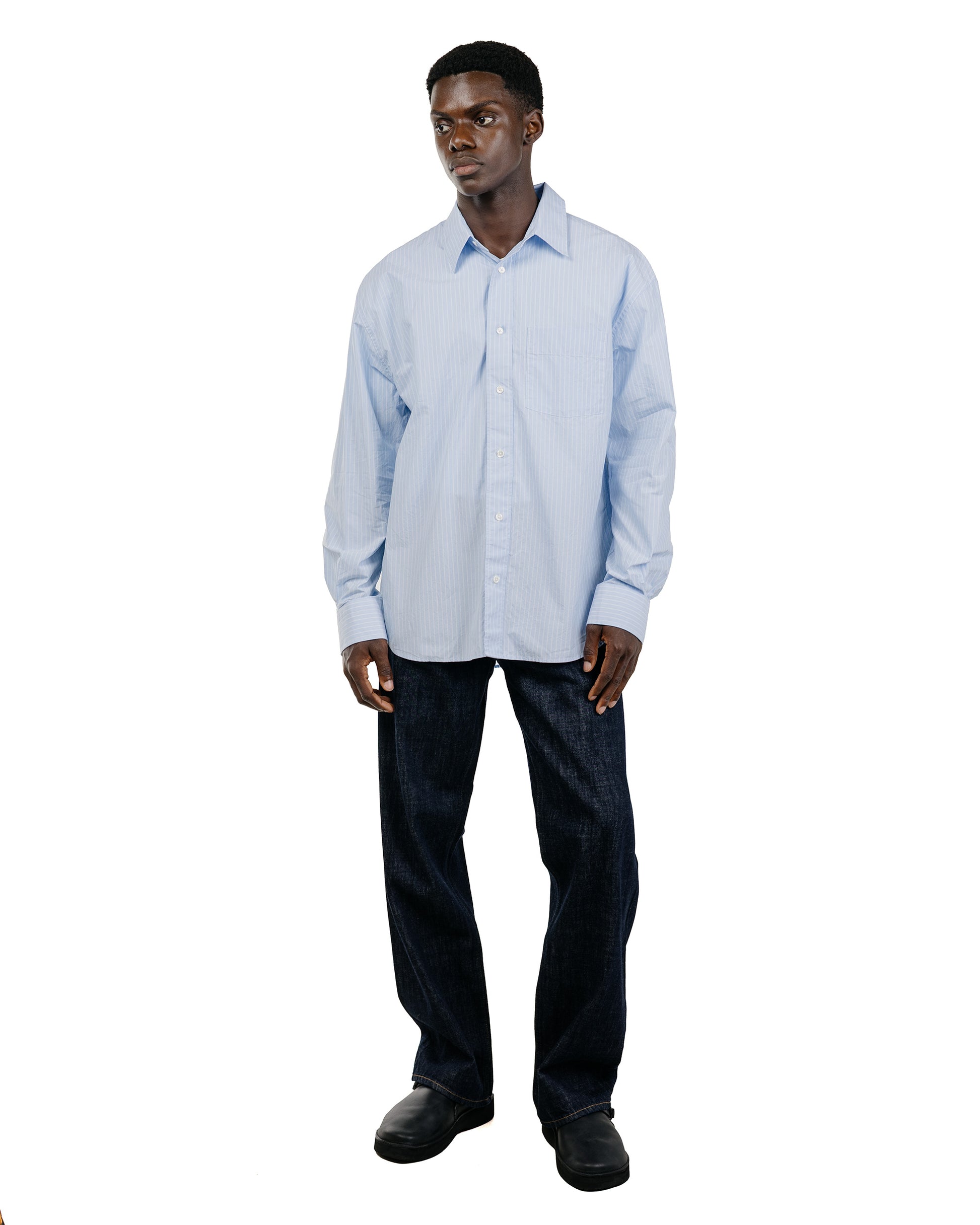 Sunflower New Base Shirt Striped 210 Blue
