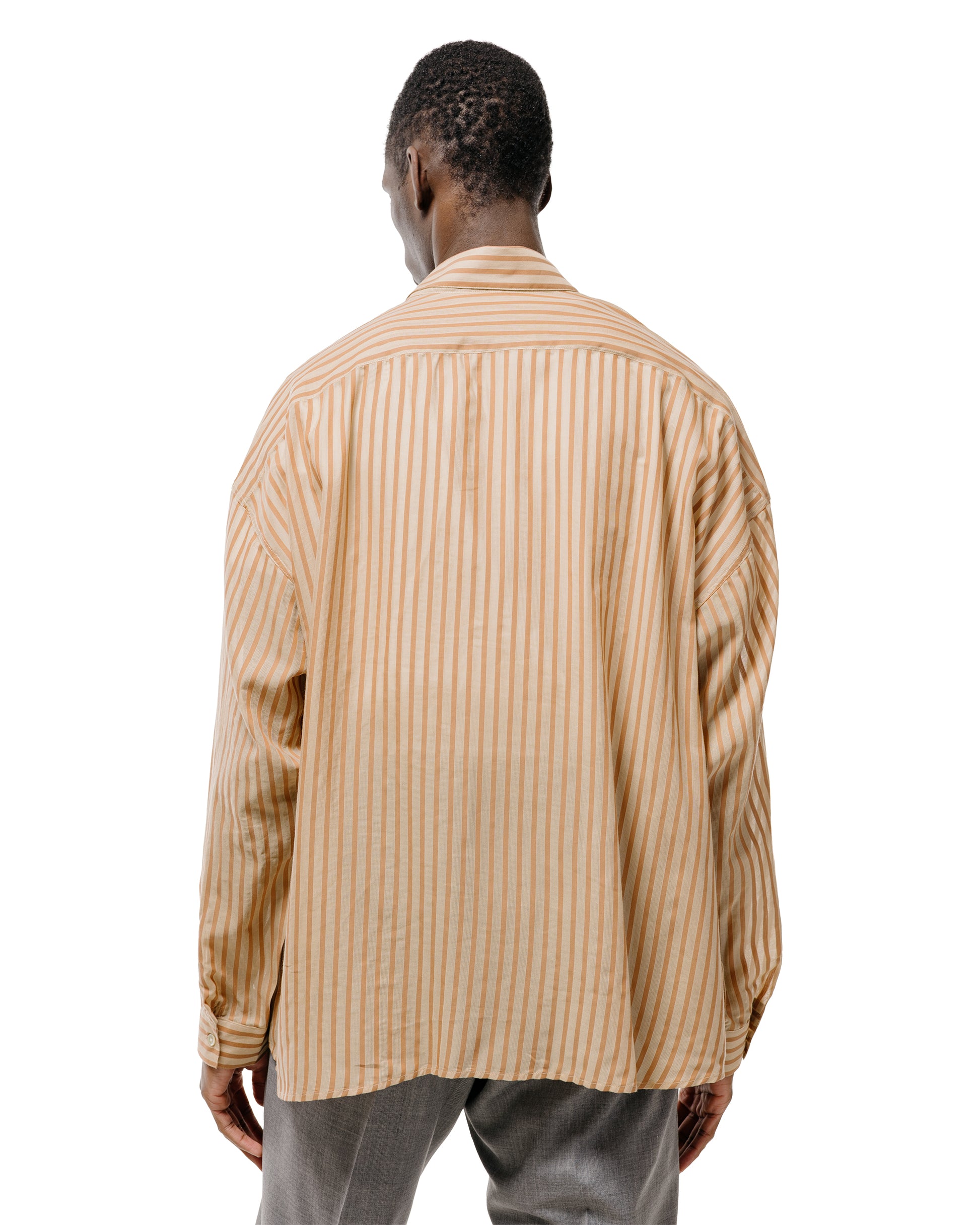 lost & found Sunflower Sunflower Stable Shirt 170 Brown Stripe