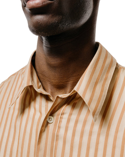 lost & found Sunflower Sunflower Stable Shirt 170 Brown Stripe