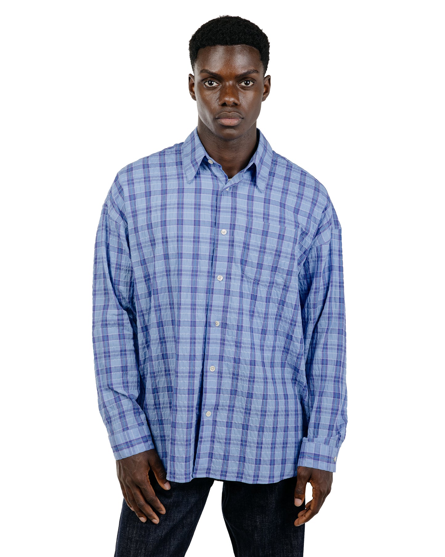 lost & found Sunflower Sunflower Stable Shirt 210 Blue