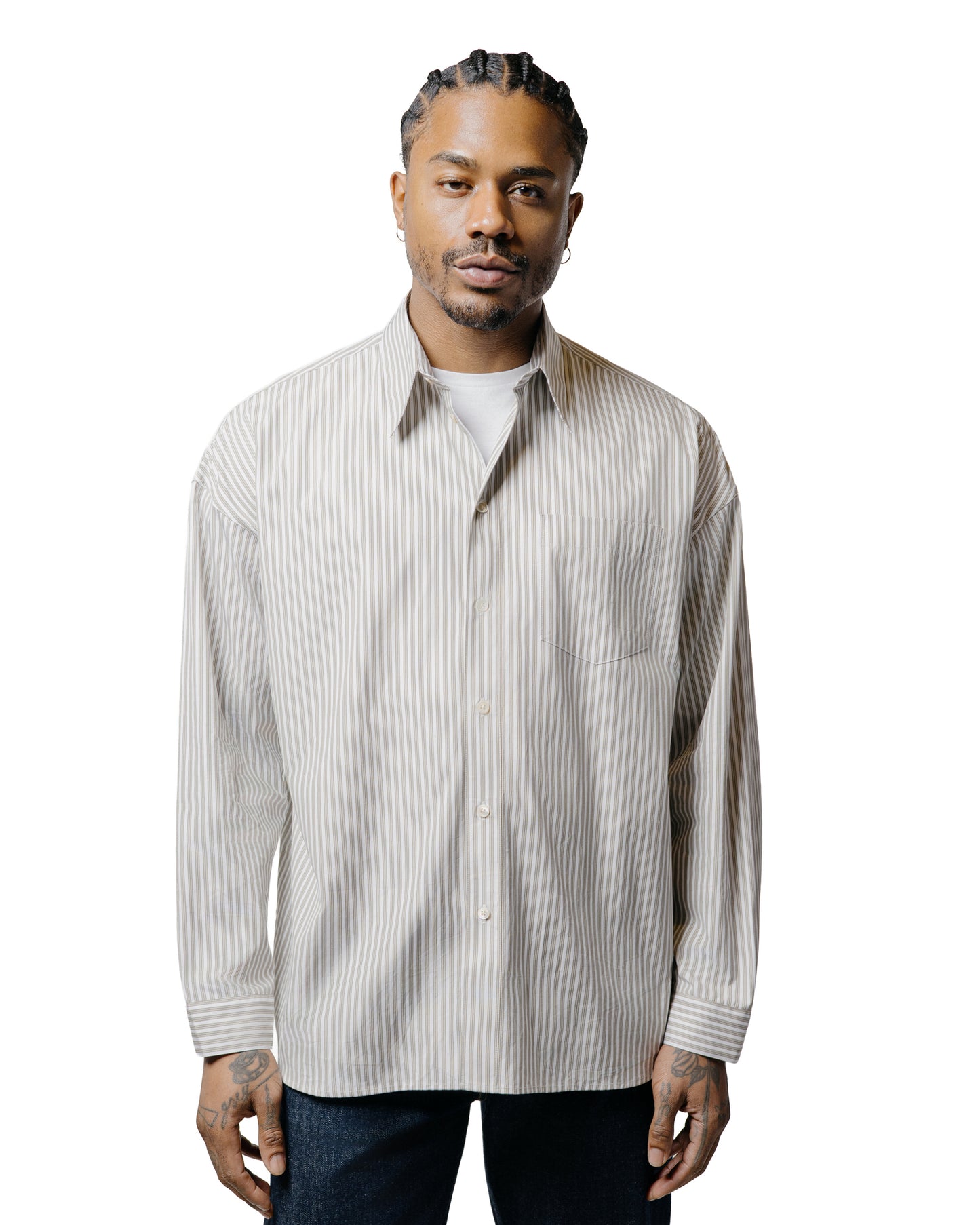 lost & found Sunflower Sunflower Stable Shirt Off White