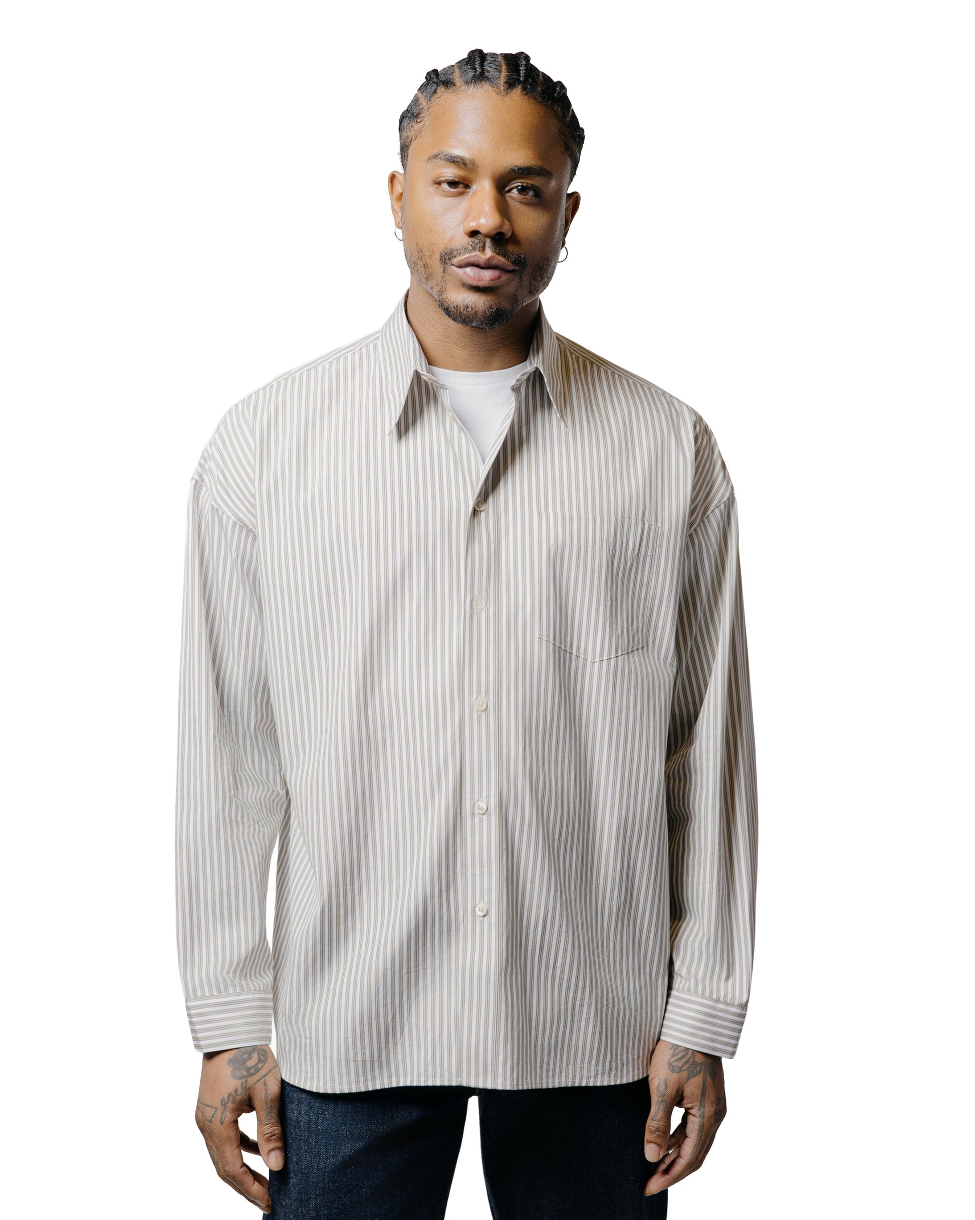 lost & found Sunflower Sunflower Stable Shirt Off White