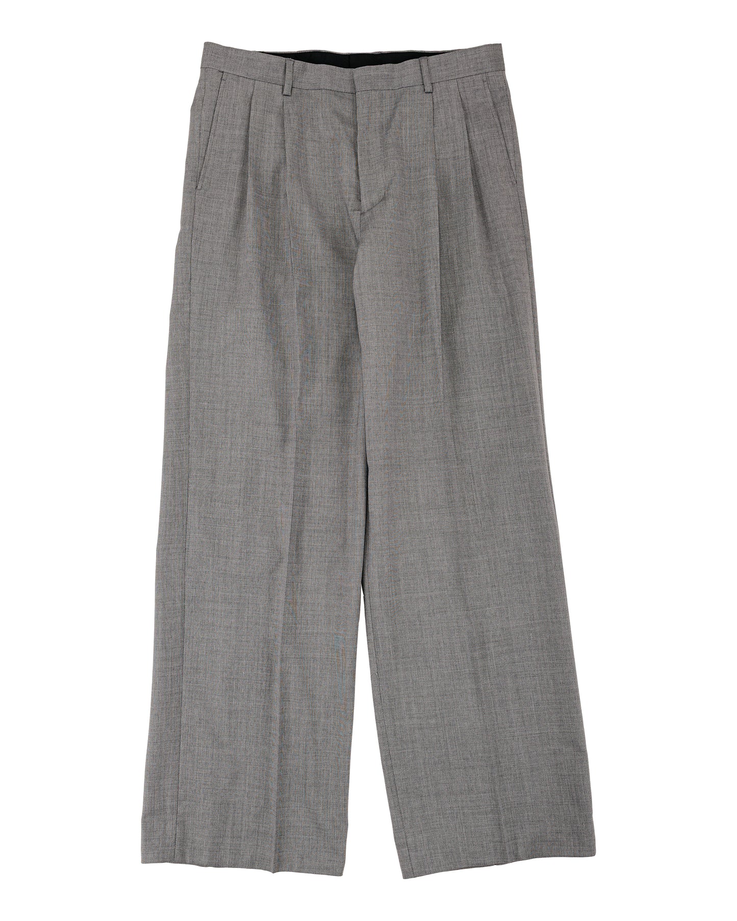 lost & found Sunflower Sunflower Wide Pleated Trouser 820 Grey Melange