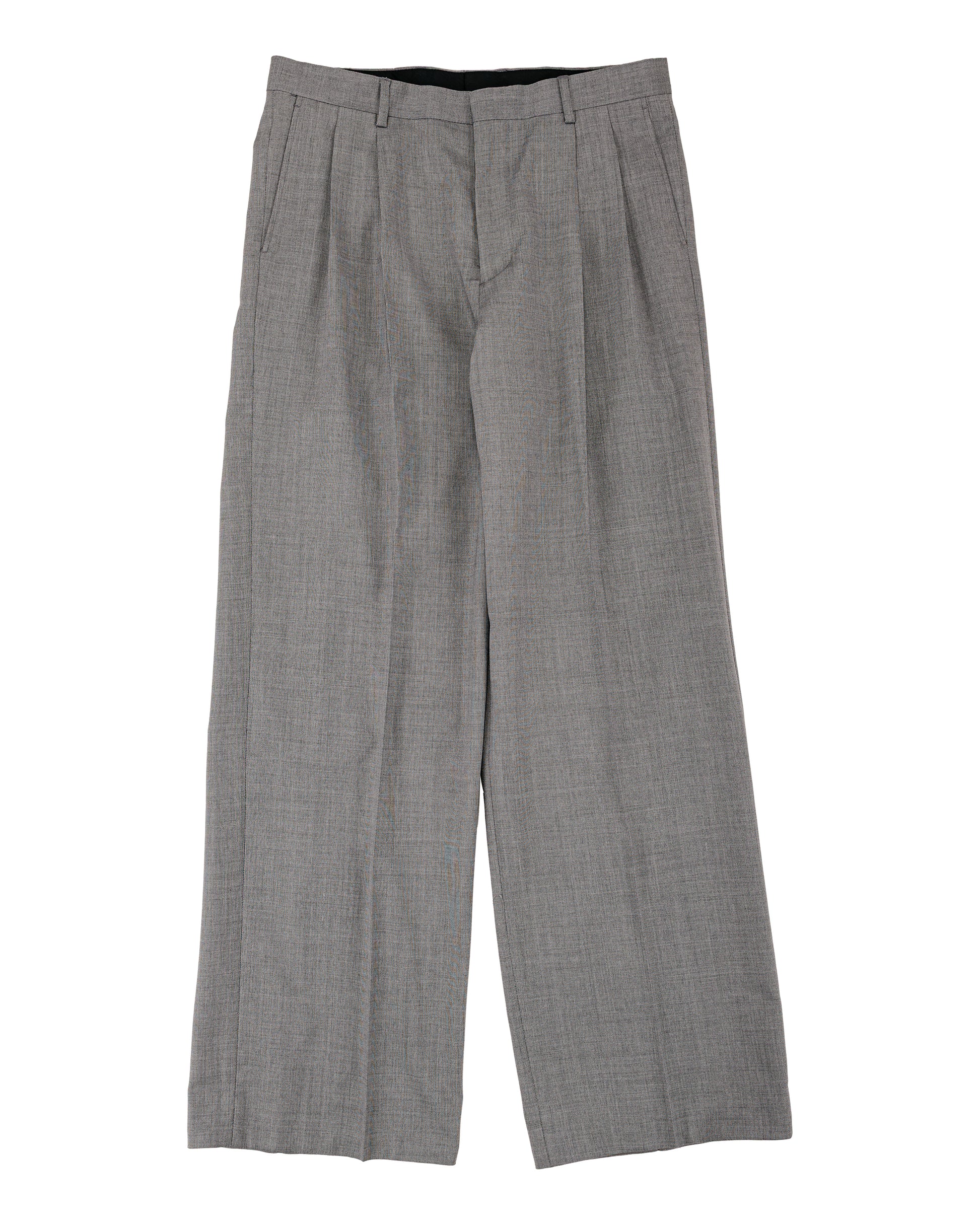 lost & found Sunflower Sunflower Wide Pleated Trouser 820 Grey Melange