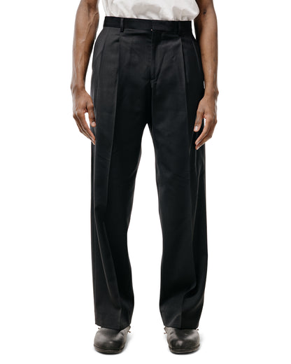 lost & found Sunflower Sunflower Wide Pleated Trouser Tropical Wool 999 Black