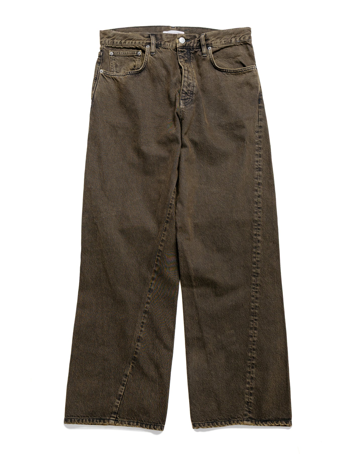lost & found Sunflower Sunflower Wide Twist Overdyed Black Khaki