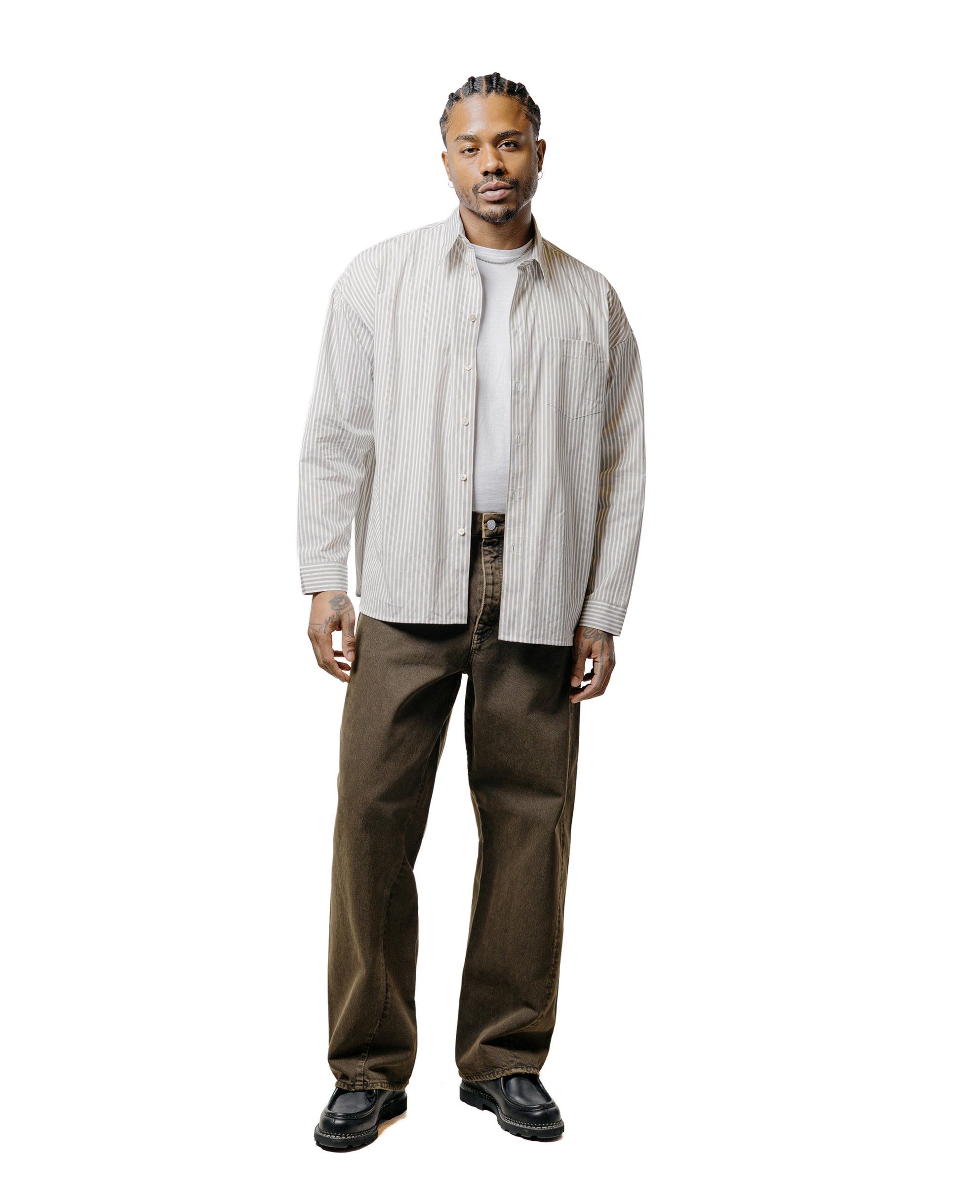 lost & found Sunflower Sunflower Wide Twist Overdyed Black Khaki