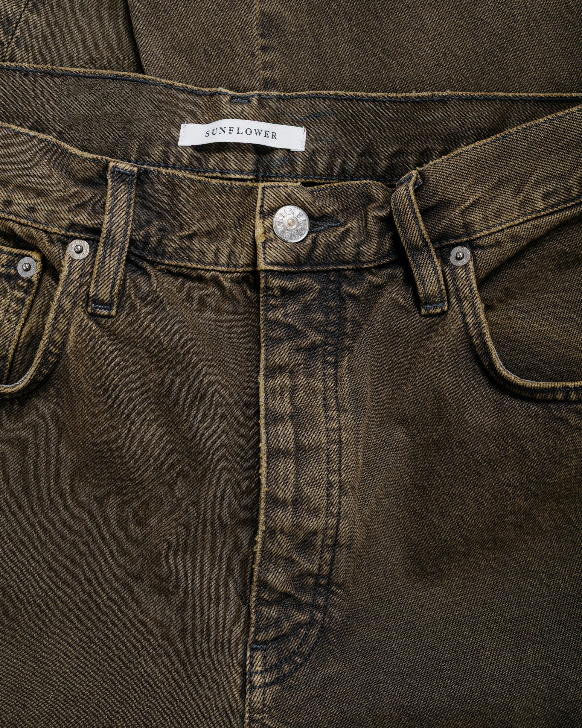 lost & found Sunflower Sunflower Wide Twist Overdyed Black Khaki