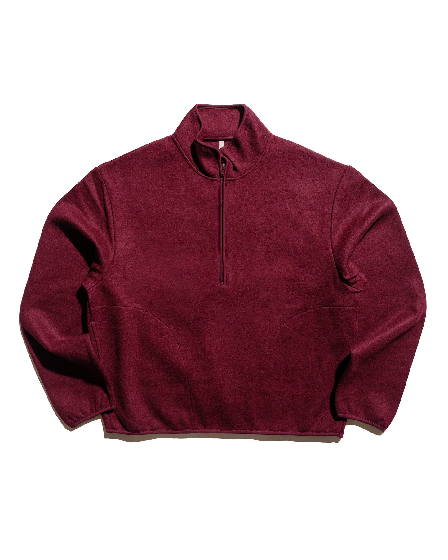 lost & found Sunflower Sunflower Wool Half Zip Burgundy