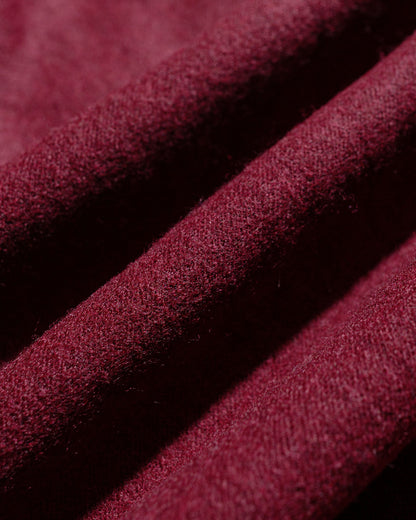 lost & found Sunflower Sunflower Wool Half Zip Burgundy